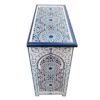 Exotic Handmade and Hand-Painted Moroccan Wood Storage Cabinet | Exotic Elegance for Your Home Decor - Image 3