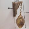 Moroccan Handmade Brass Wall Sconce - Exquisite Traditional  Decorative Lighting for Your Home - Image 5