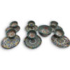 Set of 13 Exquisite Hand-Painted Moroccan Ceramic Serving Set Dishes with salad Bowl: Elevate Your Home with Artistry and Style - Image 7
