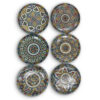 Set of 13 Exquisite Hand-Painted Moroccan Ceramic Serving Set Dishes with salad Bowl: Elevate Your Home with Artistry and Style - Image 5