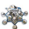 Exquisite Handcrafted Moroccan Teapot Set: Luxury Ceramic Elegance - Image 3