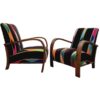 Handmade Walnut Wood and Vintage Kilim Moroccan Style Lounge Chair - Retro Chic Comfort for Your Space - Image 8