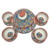 Authentic Moroccan Elegance: Hand-Crafted Ceramic Tureen Set with 6 Bowls and 6 flat - Image 5