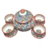 Authentic Moroccan Elegance: Hand-Crafted Ceramic Tureen Set with 6 Bowls and 6 flat - Image 6