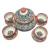 Authentic Moroccan Elegance: Hand-Crafted Ceramic Tureen Set with 6 Bowls and 6 flat - Image 2