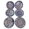 Set of 6 Exquisite Hand-Painted Moroccan Ceramic Serving Set Dishes: Elevate Your Home with Artistry and Style - Image 2