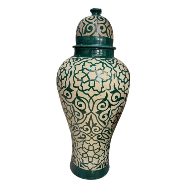 Moroccan Artistry Unveiled: Handmade and Hand-Painted Ceramic Vase – A Gift of Timeless Elegance for Every Occasion