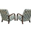 Handmade Walnut Wood and Vintage Kilim Moroccan Style Lounge Chair - Retro Chic Comfort for Your Space - Image 2
