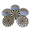 Set of 6 Exquisite Hand-Painted Moroccan Ceramic Serving Set Dishes: Elevate Your Home with Artistry and Style