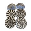 Set of 6 Exquisite Hand-Painted Moroccan Ceramic Serving Set Dishes: Elevate Your Home with Artistry and Style - Image 3