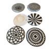 Set of 6 Exquisite Hand-Painted Moroccan Ceramic Serving Set Dishes: Elevate Your Home with Artistry and Style - Image 4
