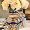 Moroccan Artistry Unveiled: Handmade and Hand-Painted Ceramic Vase – A Gift of Timeless Elegance for Every Occasion - Image 2