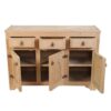 Exquisite Moroccan Hand-carved Wood Storage Cabinet | Timeless Beauty & Living Artistry - Image 2