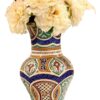 Moroccan Artistry Unveiled: Handmade and Hand-Painted Ceramic Vase – A Gift of Timeless Elegance for Every Occasion - Image 6