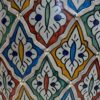 Elegance Unveiled: Hand-Painted Moroccan Ceramic Vase with Nickel Silver Inlay – A Rare Handcraft Masterpiece - Image 5