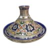 Timeless Elegance Unveiled: Handmade Moroccan Ceramic Tagine with Maillechort Engraving - Image 7