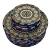 Set of 6 Exquisite Hand-Painted Moroccan Ceramic Serving Set Dishes: Elevate Your Home with Artistry and Style