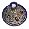 Timeless Elegance Unveiled: Handmade Moroccan Ceramic Tagine with Maillechort Engraving - Image 3