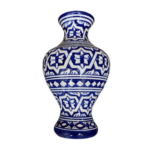 Moroccan Artistry Unveiled: Handmade and Hand-Painted Ceramic Vase – A Gift of Timeless Elegance for Every Occasion - Image 2