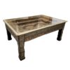 Royal Elegance Unveiled: Handcrafted Vintage Moroccan Brass and Bone Desk/Table with Chair - Image 2