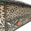 Royal Elegance Unveiled: Handcrafted Vintage Moroccan Brass and Bone Desk/Table with Chair - Image 6