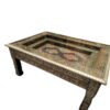 Royal Elegance Unveiled: Handcrafted Vintage Moroccan Brass and Bone Desk/Table with Chair - Image 3
