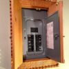 Hand-carved Moroccan Vintage Wooden Window with Brass Accents - Unique Wall Art and Mirror Frame - Image 3