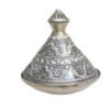 Timeless Elegance Unveiled: Handmade Moroccan Ceramic Tagine with Maillechort Engraving - Image 6