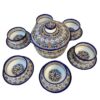 Authentic Moroccan Elegance: Hand-Crafted Ceramic Tureen Set with 6 Bowls and 6 flat - Image 4